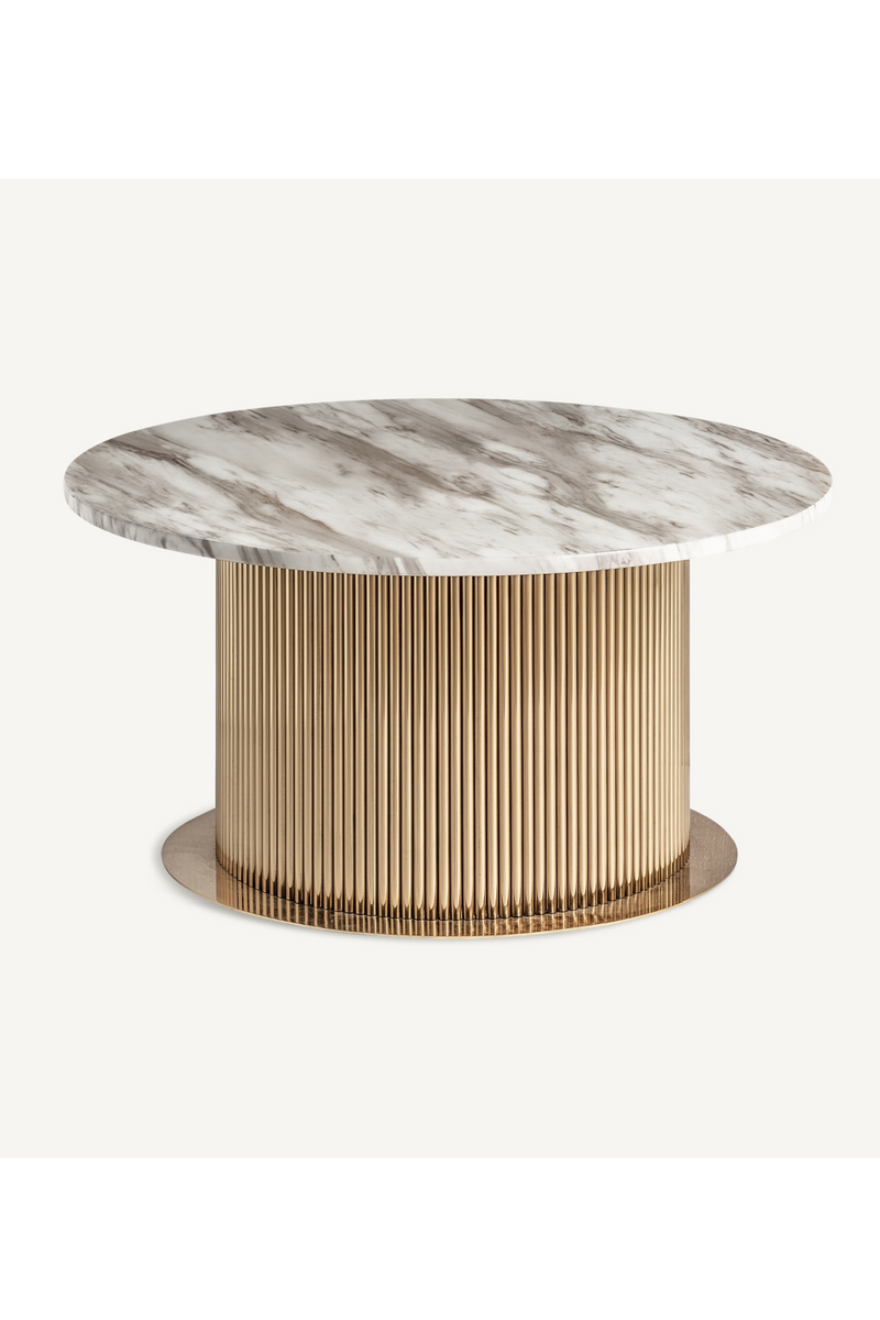 Table basse en marbre blanc | Vical Home Breisach | OROA.fr