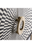 Buffet blanc et noir à 4 portes | Vical Home Gatsby | OROA.fr