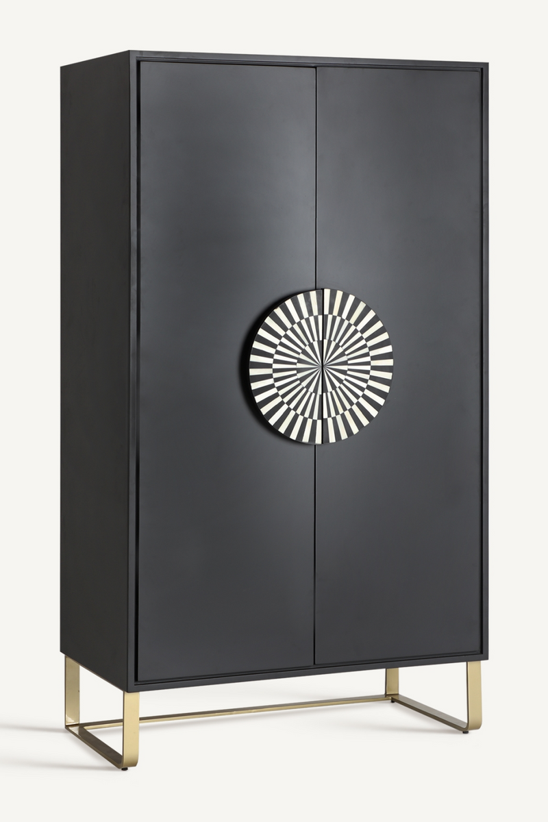 Armoire noire d'inspiration japonaise | Vical Home Gatsby | OROA.fr