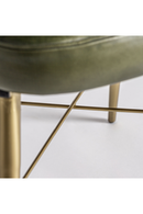 Chaise d'appoint en cuir vert | Vical Home Muncie | OROA.fr