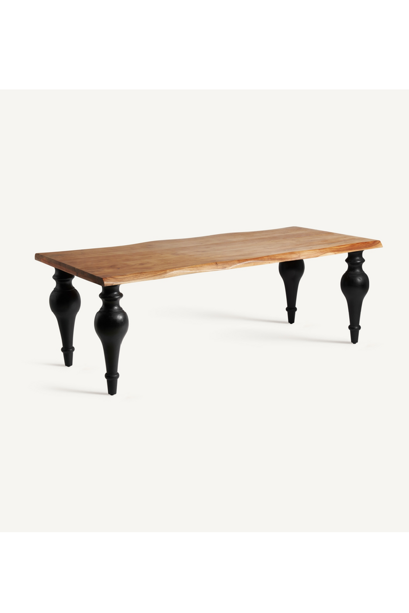 Table de salle à manger en acacia bicolore | Vical Home Zenica | OROA.fr