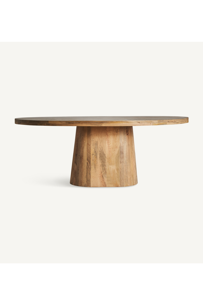 Table à manger ovale en bois de mangue S | Vical Home Mersch | OROA.fr