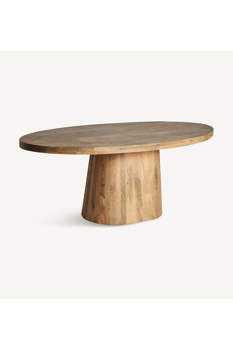 Table à manger ovale en bois de mangue S | Vical Home Mersch | OROA.fr