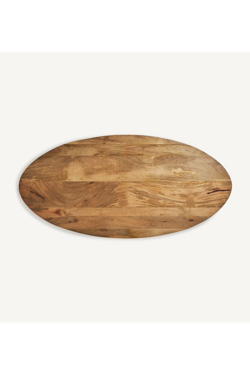 Table à manger ovale en bois de mangue S | Vical Home Mersch | OROA.fr