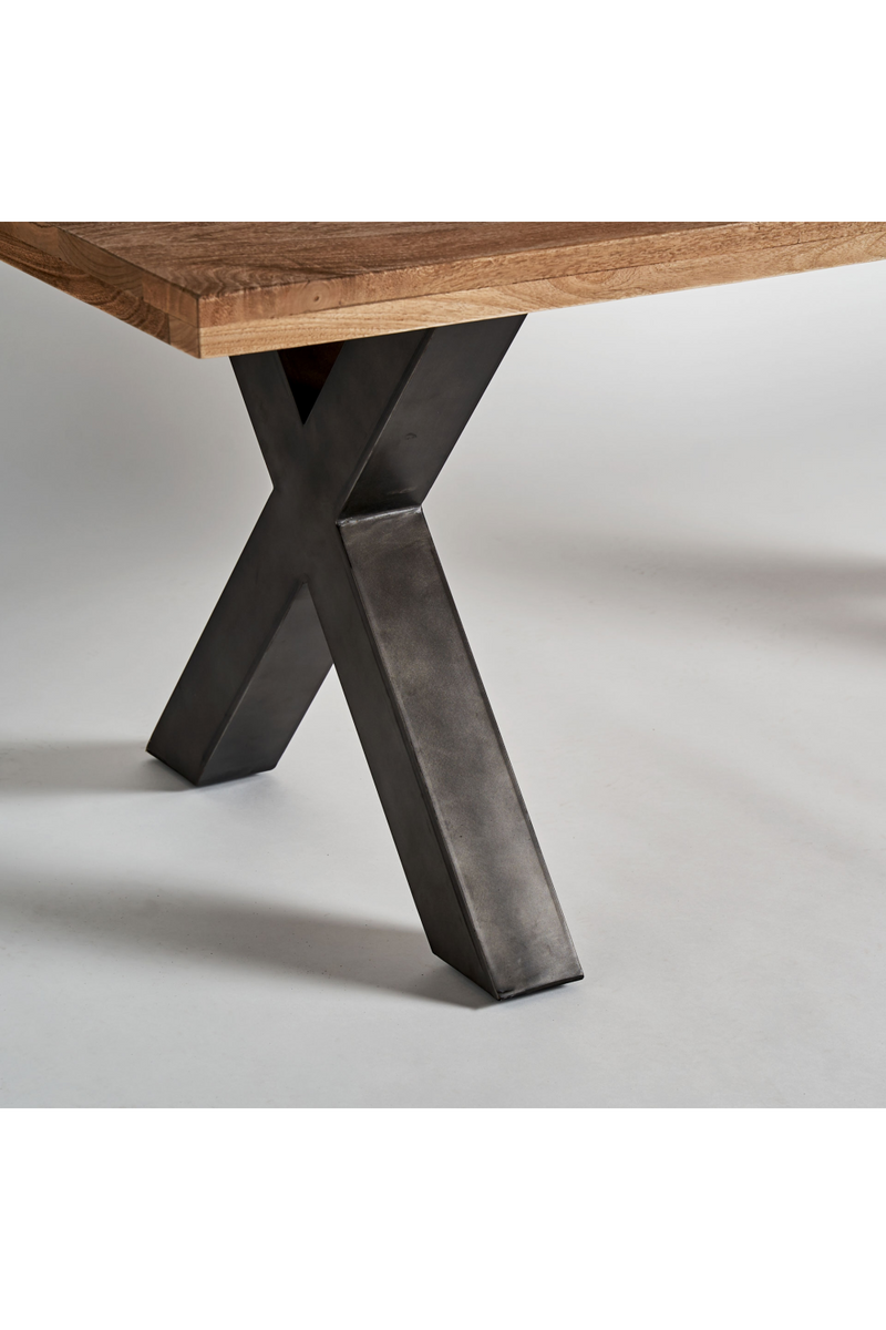 Table de salle à manger à pieds en X | Vical Home Gard | OROA.fr