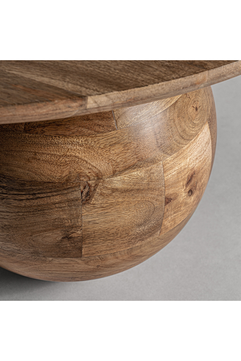 Table basse à sphères en bois | Vical Home Bocksberg | OROA.fr