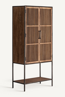 Armoire en bois de manguier à lattes | Vical Home Gaffney | OROA.fr