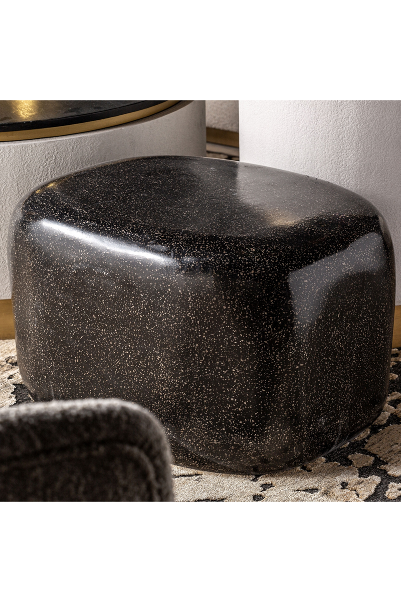 Table basse en pierre noire | Vical Home Juns | OROA.fr