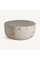 Table basse en terrazzo blanc massif | Vical Home Massa | OROA.fr
