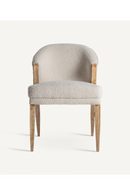 Chaise de salle à manger Bouclé encadrée de pin | Vical Home Pratti | OROA.fr