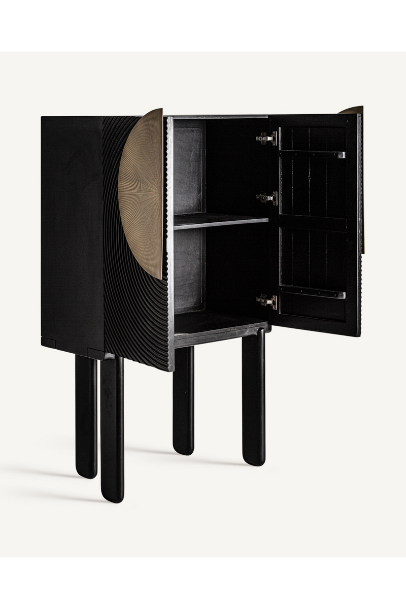 Cabinet noir et or | Vical Home Dobeln | OROA.fr