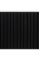 Meuble multimédia à 4 portes, cannelé, noir | Vical Home Bettingen | OROA.fr