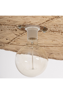 Suspension en rotin forme chapeau S | Vical Home Uxmal