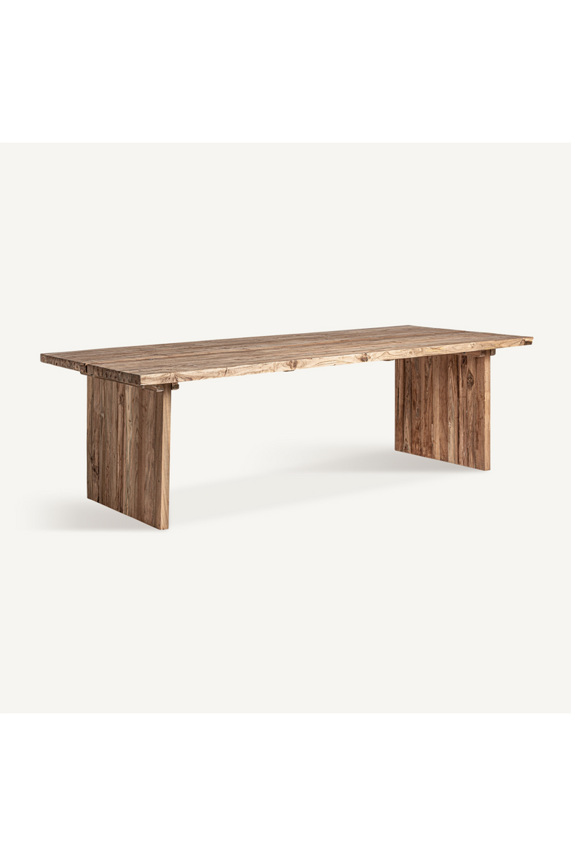 Table de salle à manger en teck de style colonial | Vical Home Omaha | OROA.fr