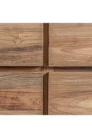 Coffre 6 tiroirs en teck naturel | Vical Home Lux | OROA.fr