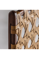 Chaise de salle à manger en cuir jaune (2) | Vical Home Strand | OROA.fr