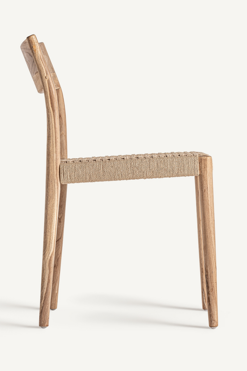 Chaise de salle à manger en fibre naturelle (2) | Vical Home Caen | OROA.fr