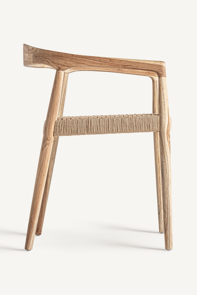 Fauteuil à assise en fibre naturelle | Vical Home Caen | OROA.fr