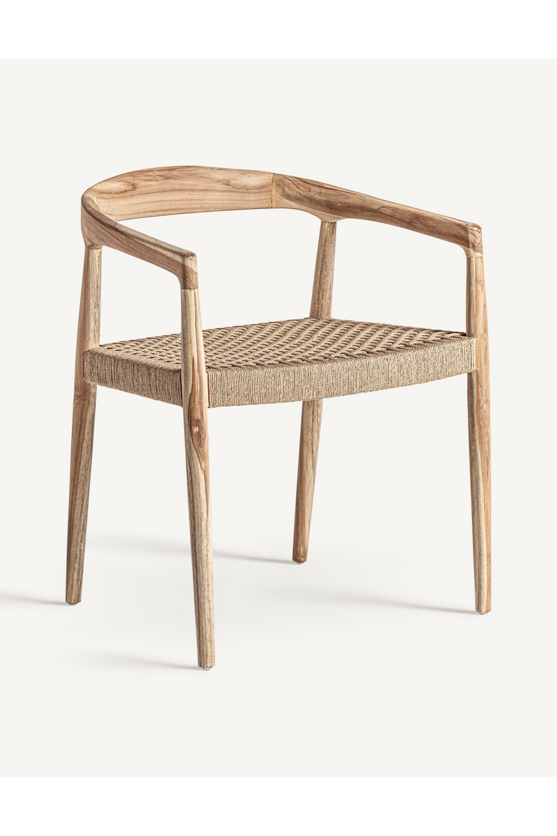 Fauteuil à assise en fibre naturelle | Vical Home Caen | OROA.fr