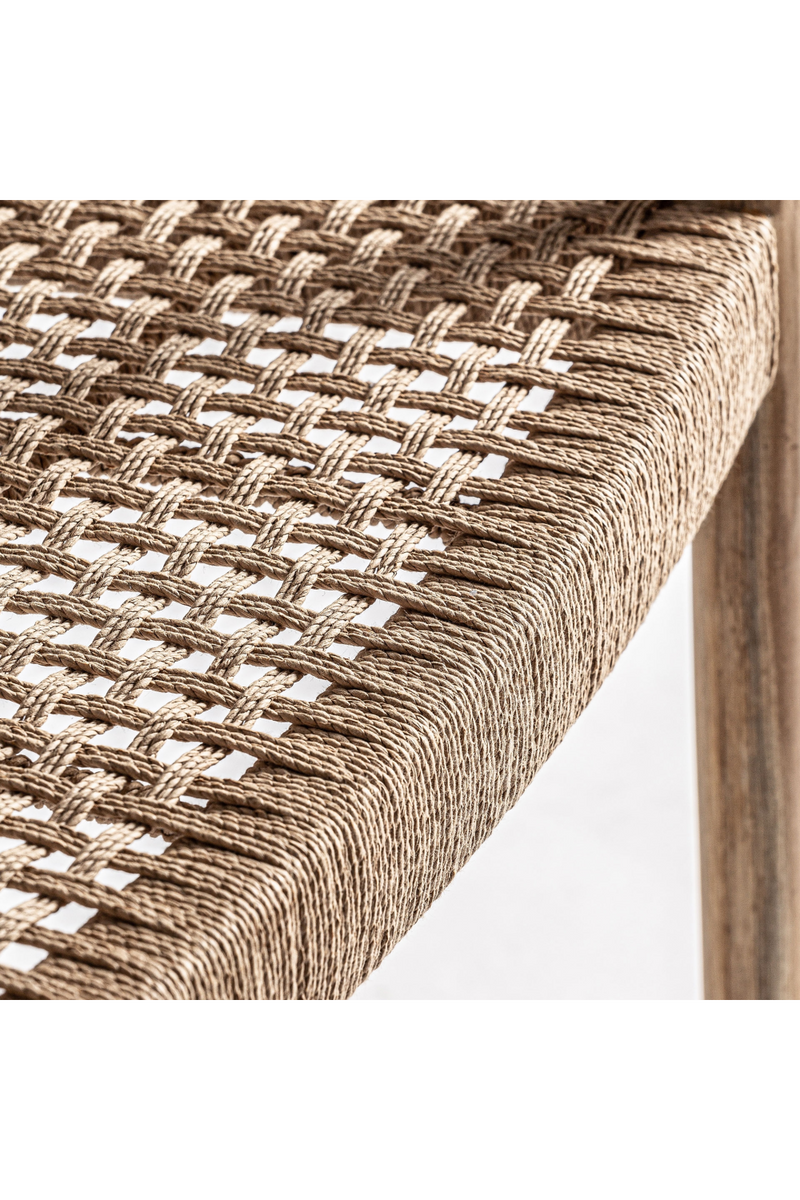 Fauteuil à assise en fibre naturelle | Vical Home Caen | OROA.fr