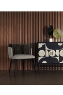 Chaise d'appoint moderne à dossier en velours | Vical Home Labege | OROA.fr