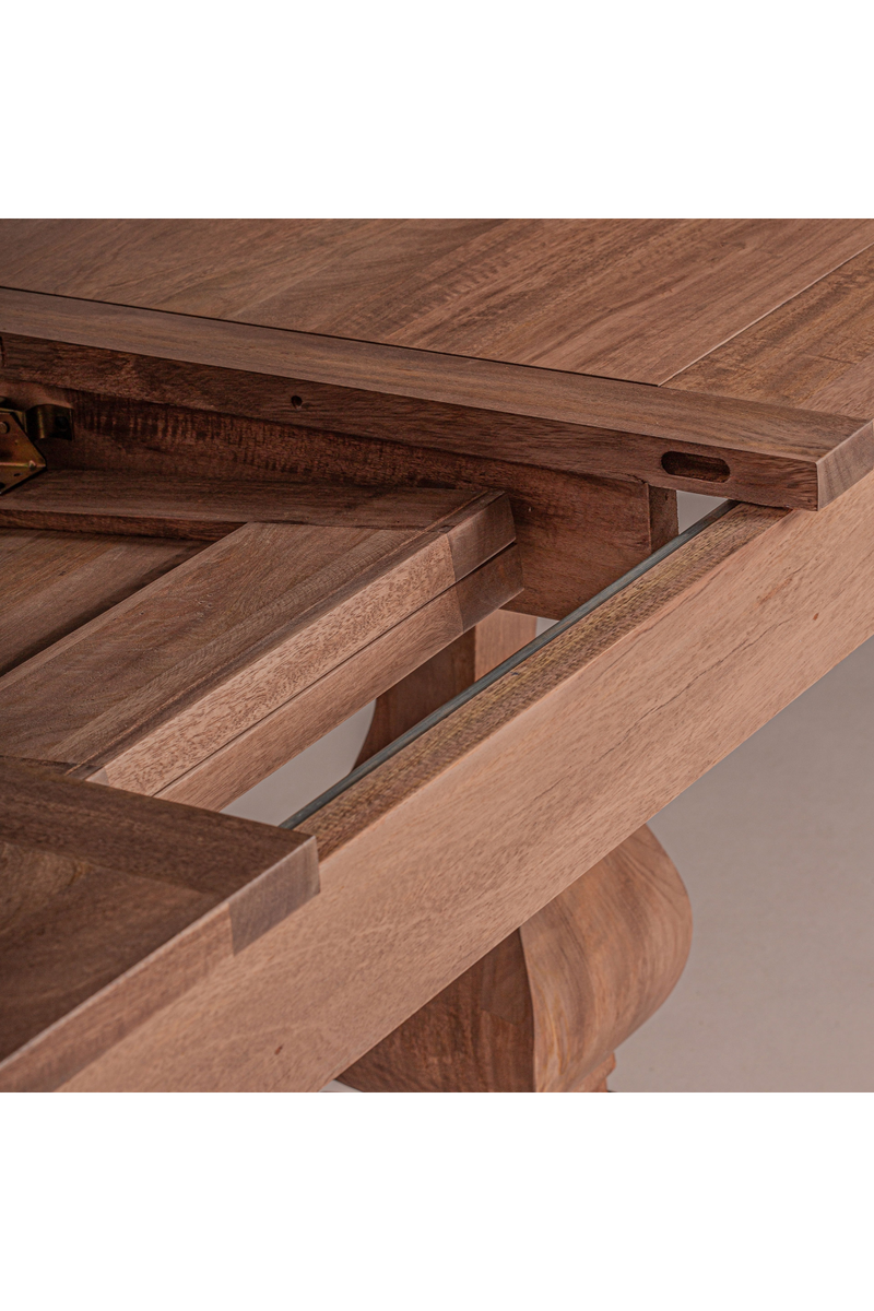 Table à manger extensible en bois naturel M | Vical Home Brandet | OROA.fr