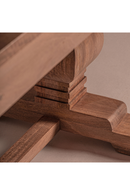 Table à manger extensible en bois naturel L | Vical Home Brandet | OROA.fr