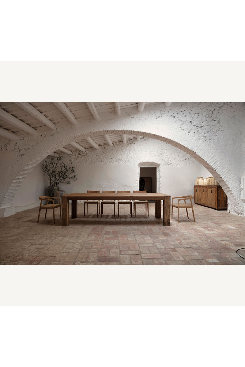 Table de salle à manger en pin naturel L | Vical Home Backlyn | OROA.fr