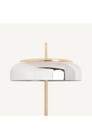 Lampe de table avec abat-jour argenté | Vical Home Malih