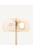 Lampe de table en verre doré | Vical Home Leslia