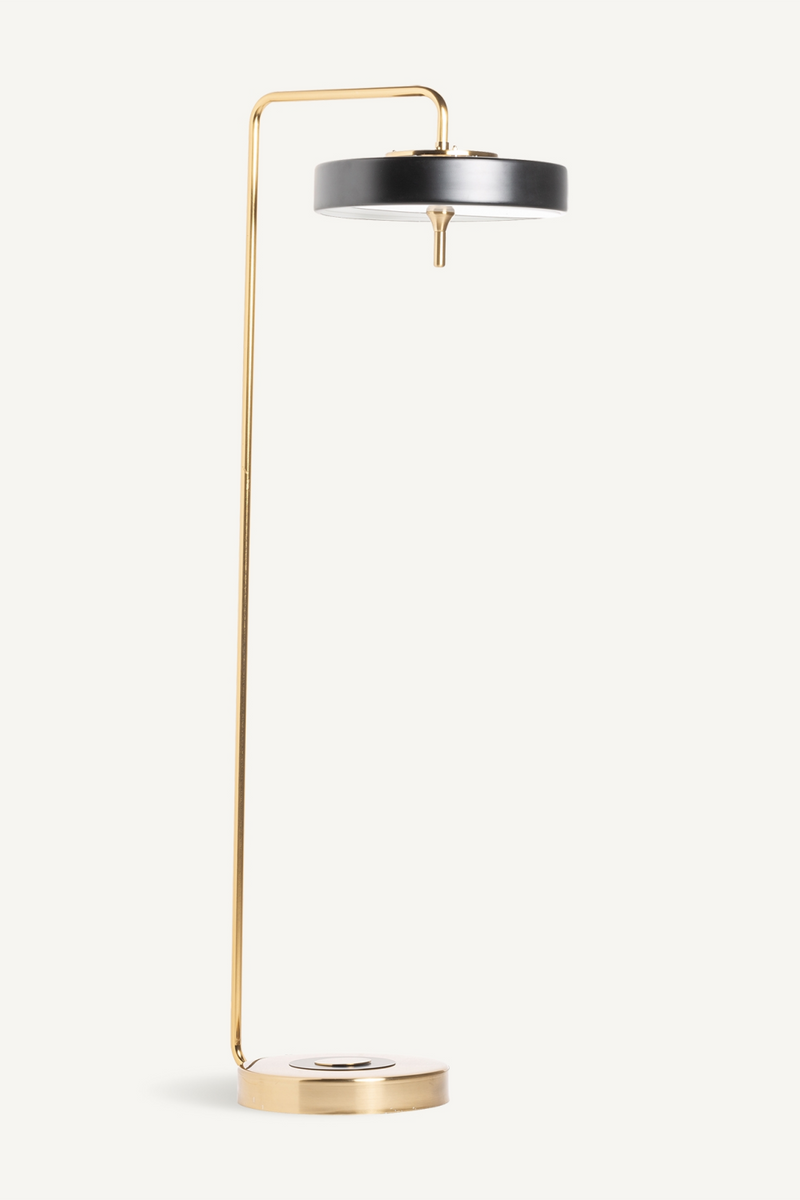 Lampadaire design à tige dorée | Vical Home Maoz