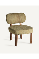 Chaise d'appoint en jute de style vintage | Vical Home Huntly | OROA.fr