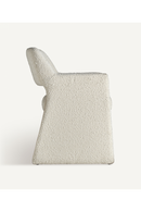 Chaise d'appoint en bouclé blanc | Vical Home Alvra | OROA.fr
