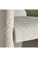 Chaise d'appoint en bouclé blanc | Vical Home Alvra | OROA.fr