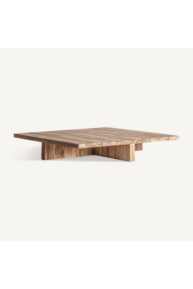 Table basse carrée en teck | Vical Home Pure | OROA.fr