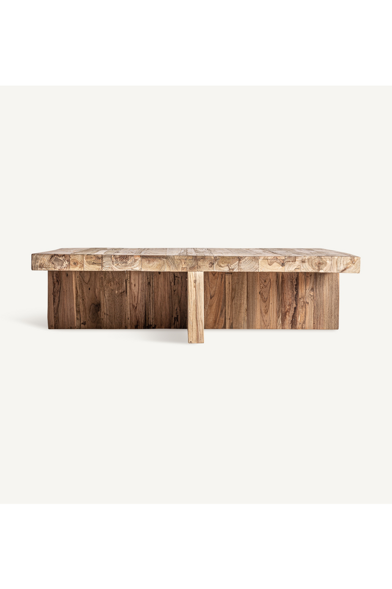 Table basse carrée en teck | Vical Home Pure | OROA.fr