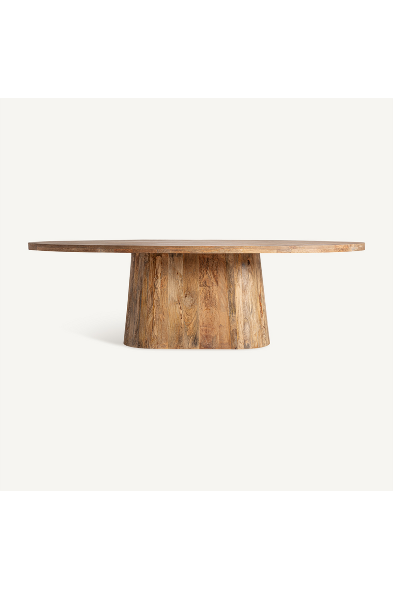 Table à manger ovale en bois de mangue L | Vical Home Mersch | OROA.fr