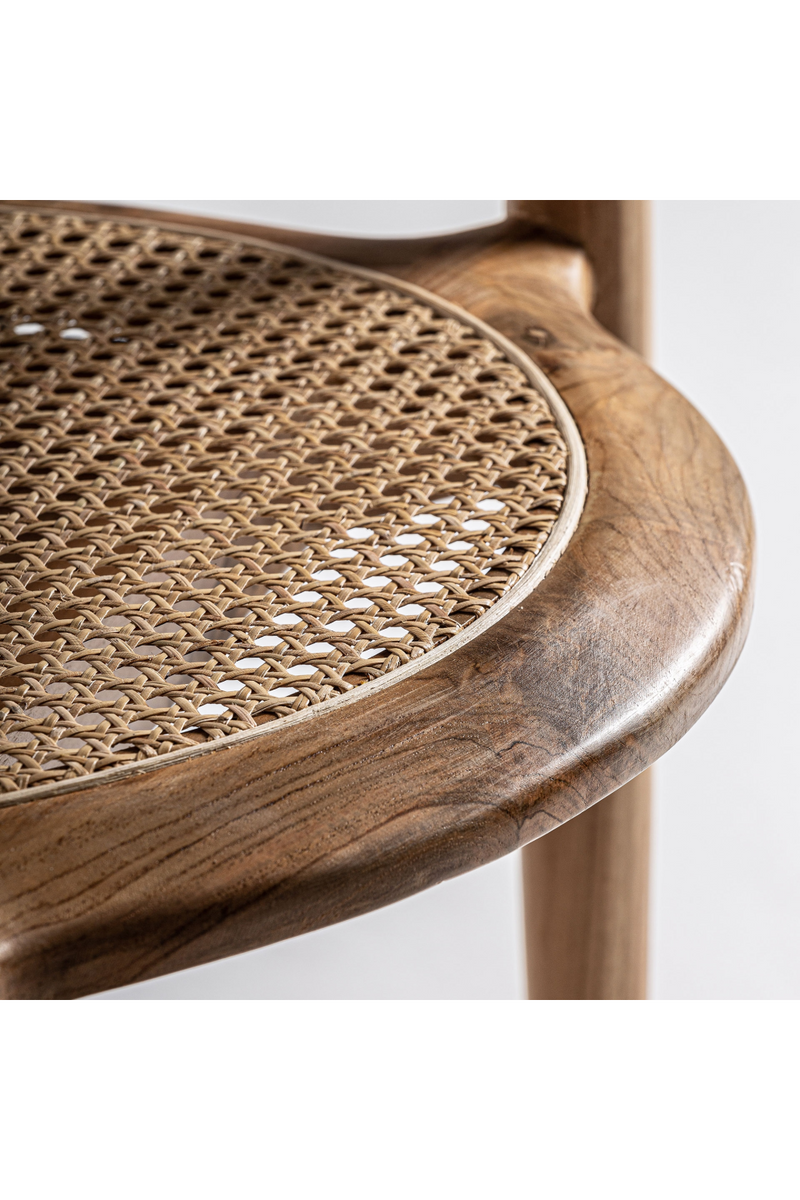 Chaise d'appoint à assise en rotin| Vical Home Tostily | OROA.fr