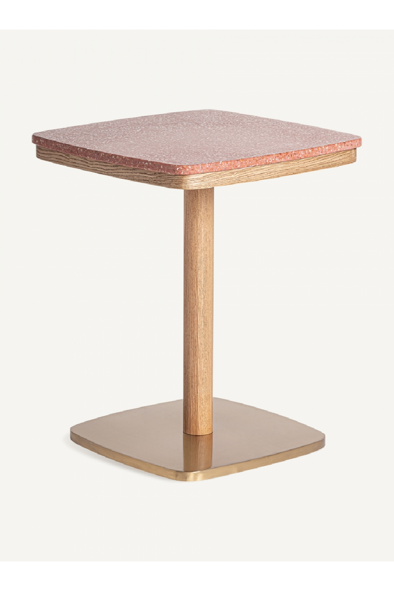 Table de bar en terrazzo rouge | Vical Home Alferce | OROA.fr