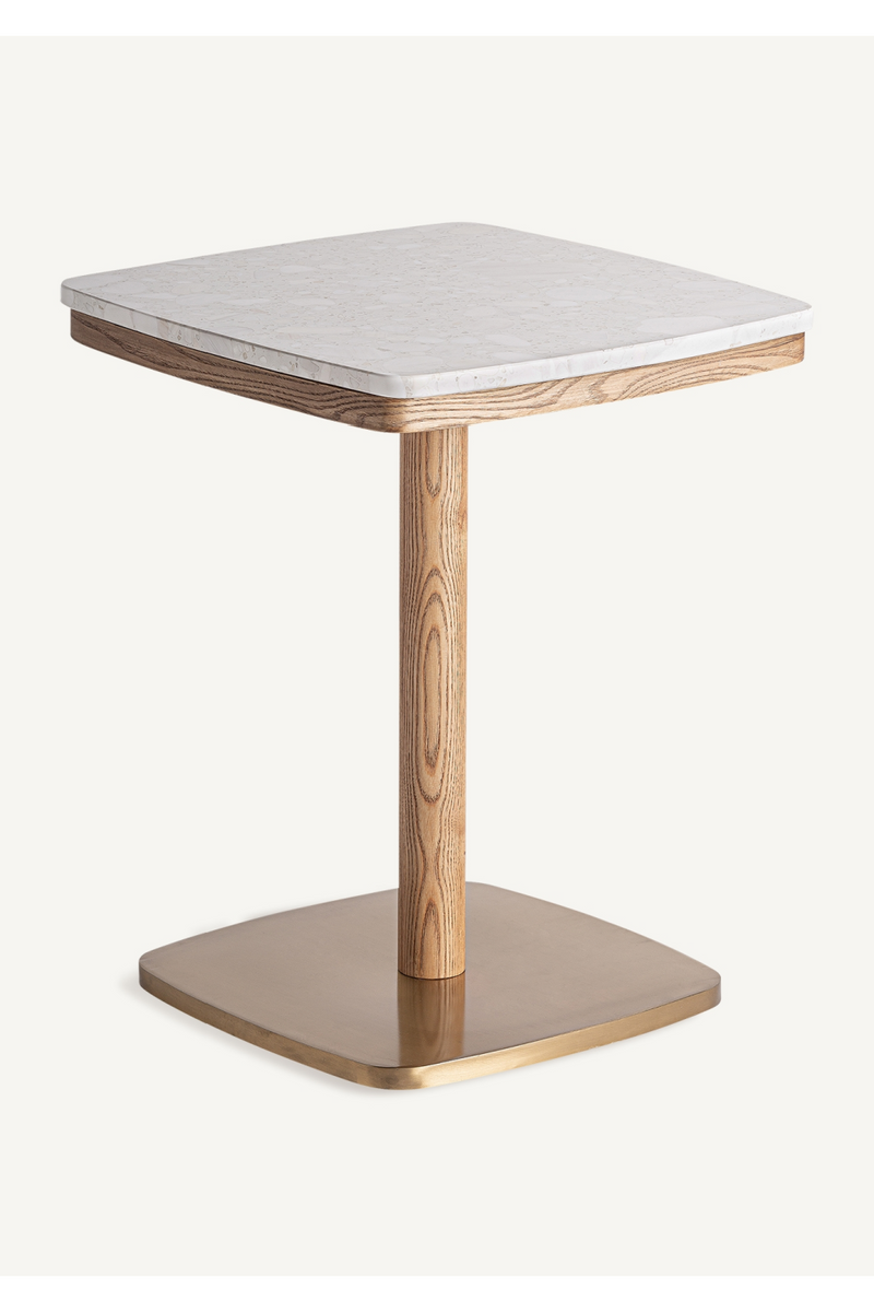 Table de bar en terrazzo blanc | Vical Home Alferce | OROA.fr