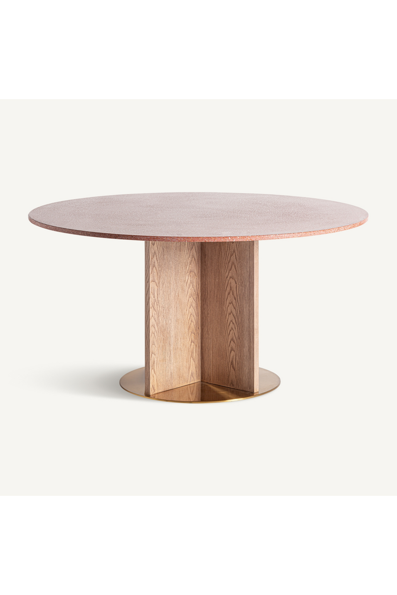 Table de salle à manger en terrazzo rouge | Vical Home Alferce | OROA.fr