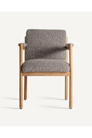 Fauteuil d'appoint rembourré gris | Vical Home Bezier | OROA.fr