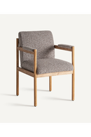 Fauteuil d'appoint rembourré gris | Vical Home Bezier | OROA.fr