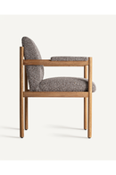 Fauteuil d'appoint rembourré gris | Vical Home Bezier | OROA.fr
