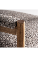 Fauteuil d'appoint rembourré gris | Vical Home Bezier | OROA.fr