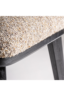 Chaise d'appoint à dossier en velours | Vical Home Meda | OROA.fr