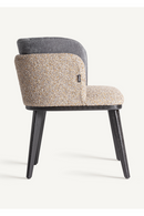 Chaise d'appoint à dossier en velours | Vical Home Meda | OROA.fr