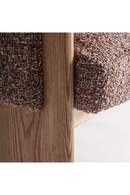 Chaise d'appoint incurvée marron | Vical Home Cluny | OROA.fr