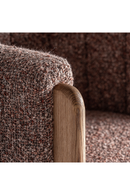 Chaise d'appoint incurvée marron | Vical Home Cluny | OROA.fr