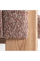 Chaise d'appoint incurvée marron | Vical Home Cluny | OROA.fr